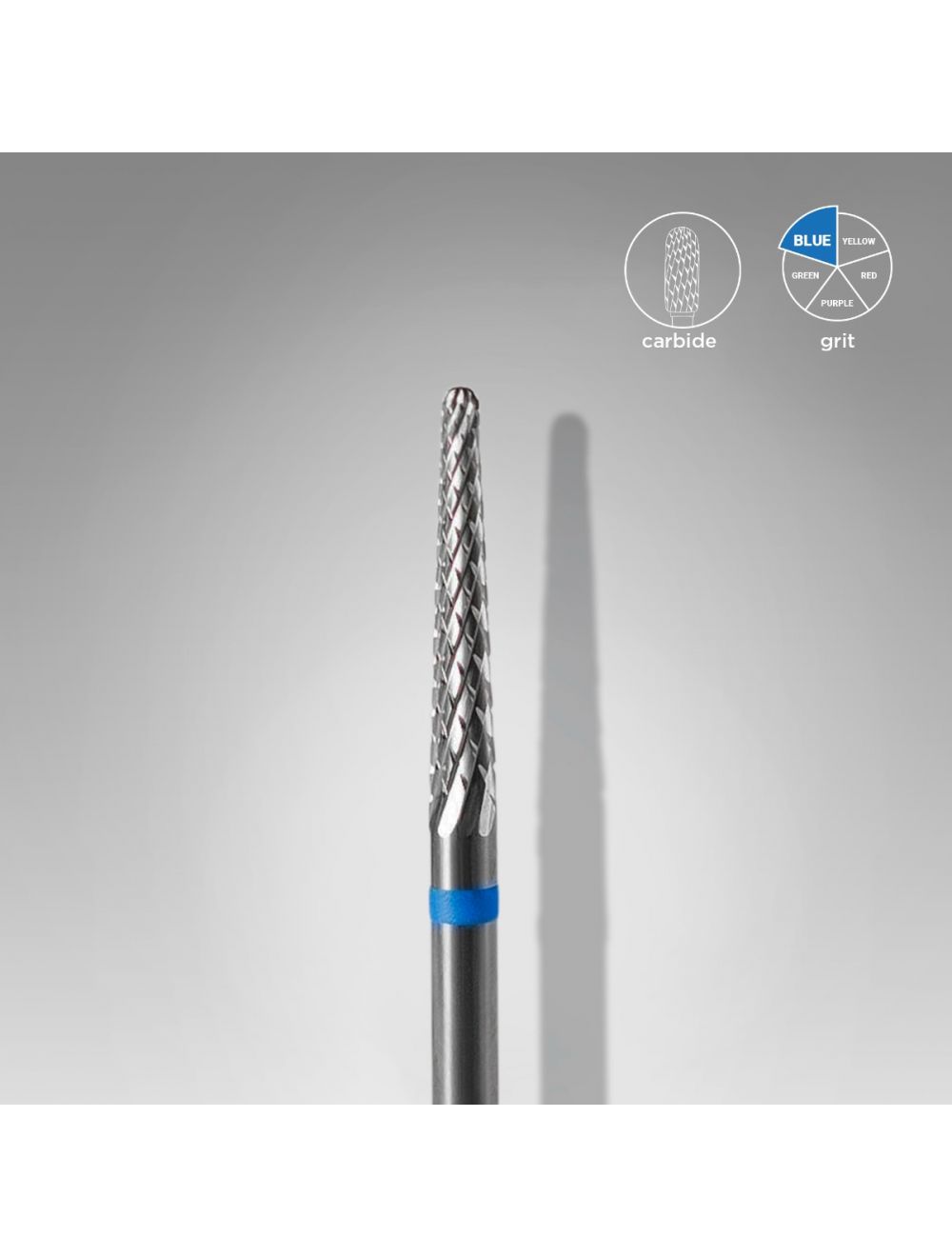 Staleks Carbide Bit -Cone Blue 2,3 mm/14 mm